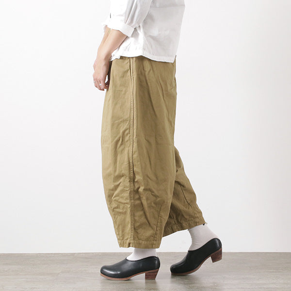 20％OFF】HARVESTY（ハーベスティ） コットンチノ サーカスパンツ