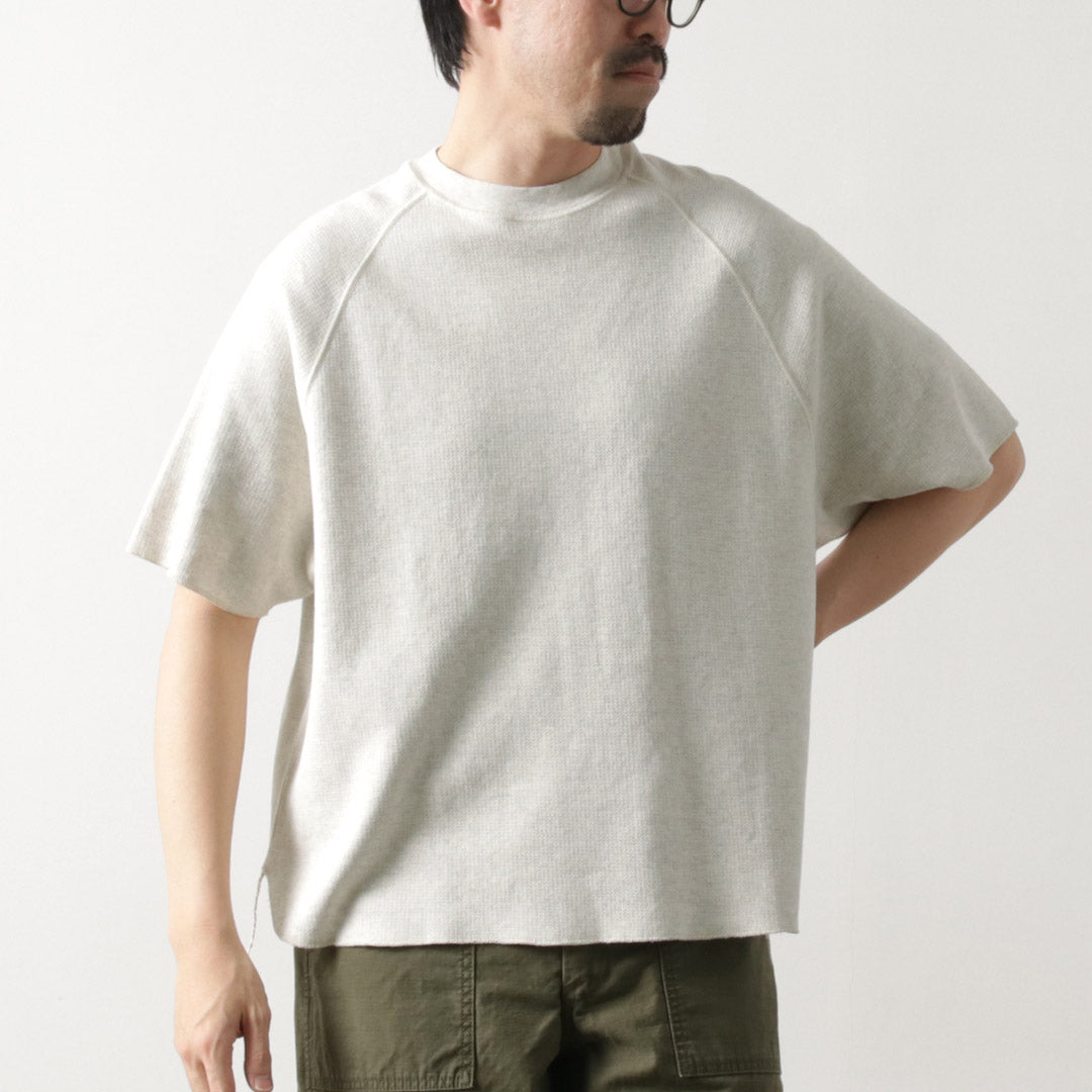 REMI RELIEF（レミレリーフ） Wタック ラグランTシャツ / メンズ 半袖