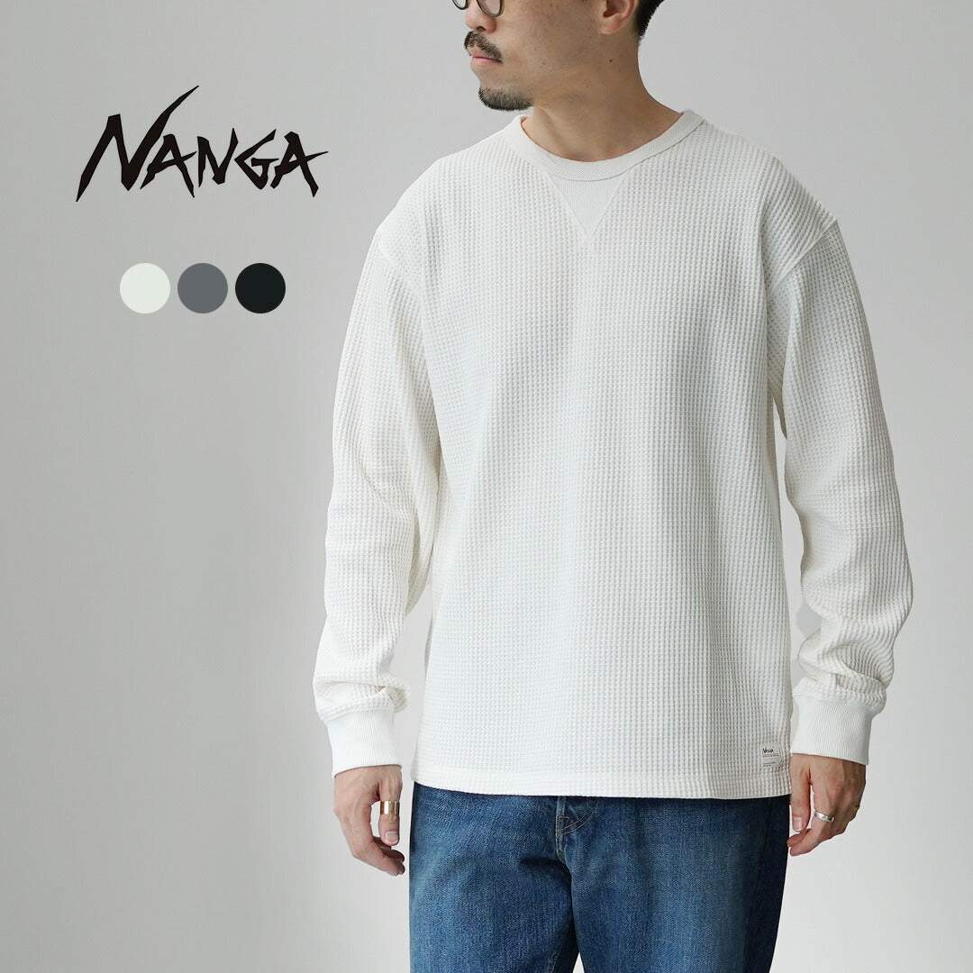 NANGA （ナンガ） エコハイブリッド ワッフル ロングスリーブTシャツ