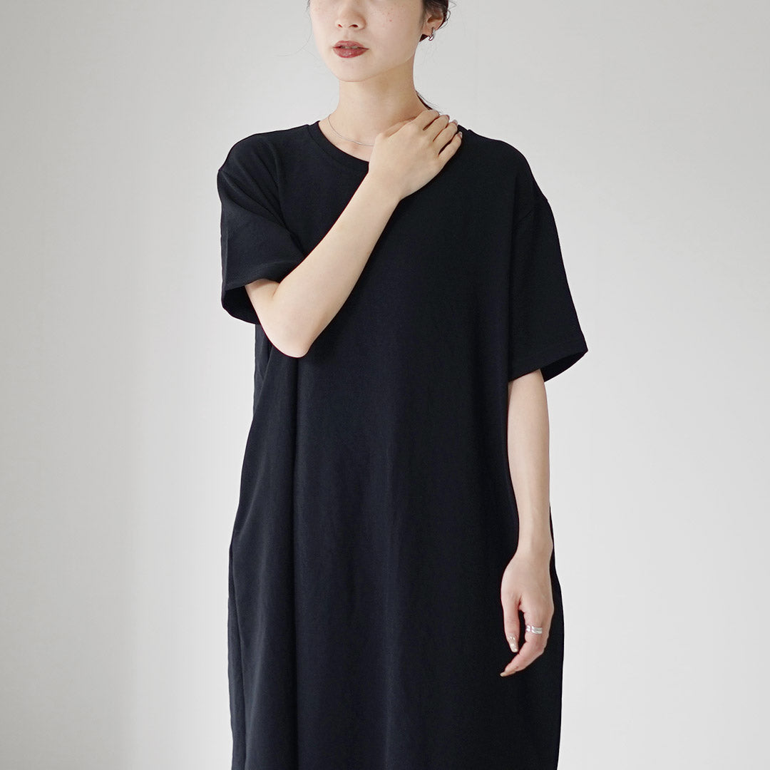mizuiro ind（ミズイロインド） ジョーゼット ハーフスリーブロング