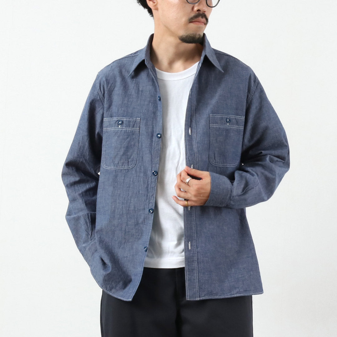 BUZZ RICKSON’S（バズリクソンズ） シャンブレー ワークシャツ