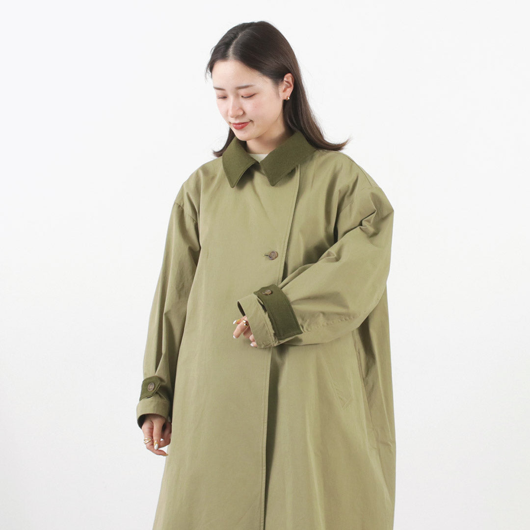 30％OFF】mizuiro ind（ミズイロインド） ワイドロングコート｜ROCOCO