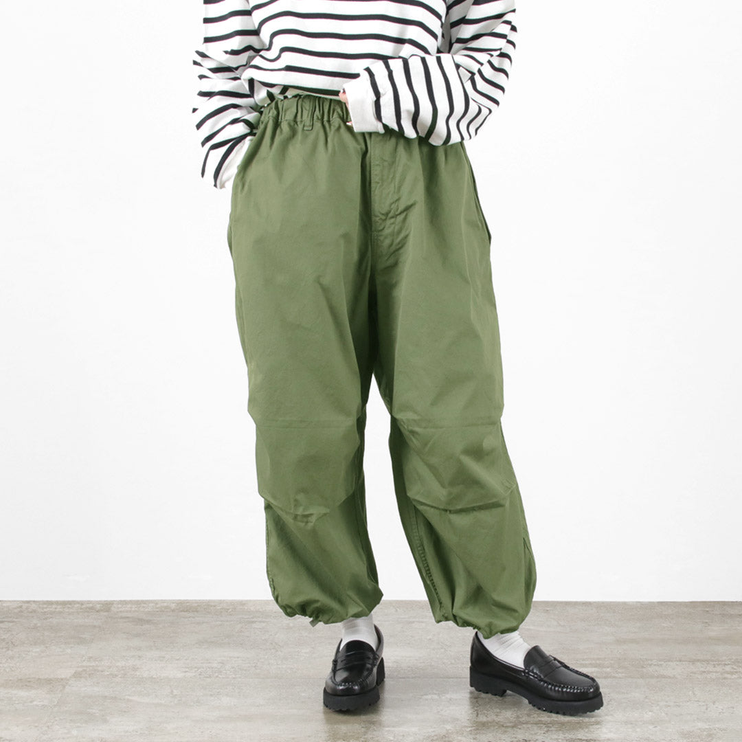 50％OFF】HARVESTY（ハーベスティ） オーバーパンツ 60/2ギャバ