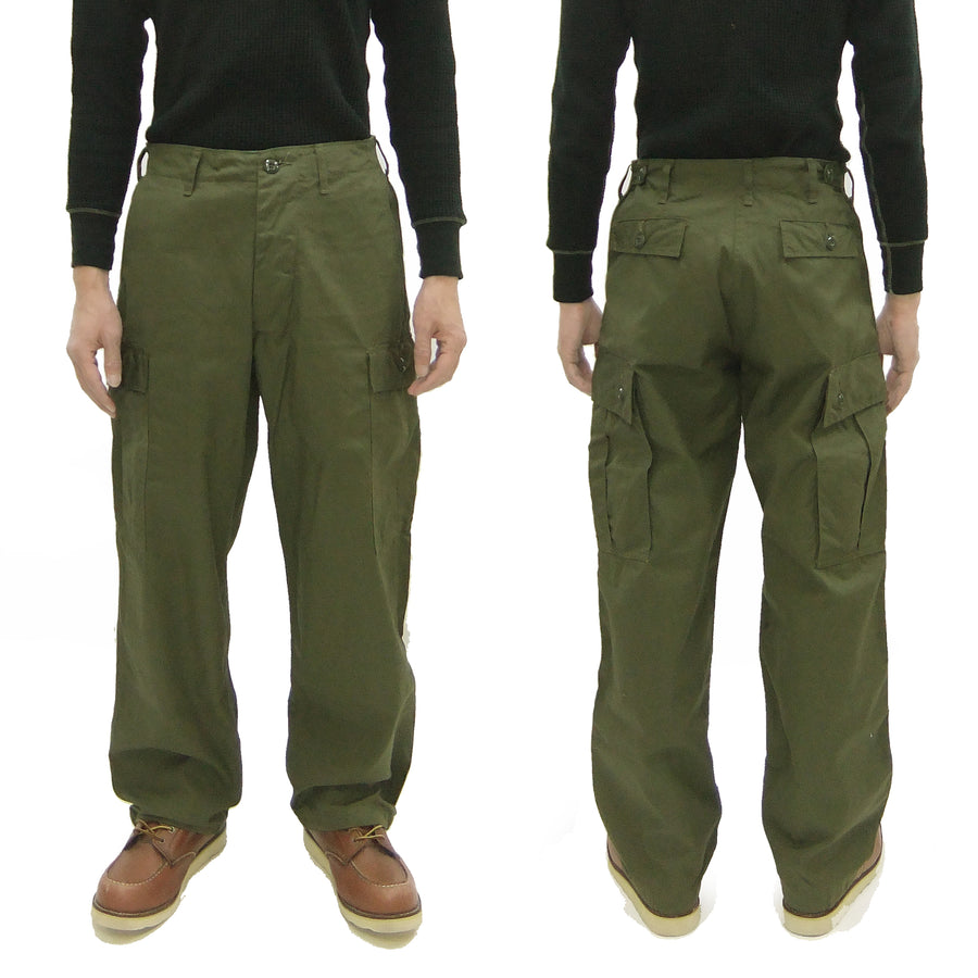 Buzz Rickson Cargo Pants with Loose-Fit Straight Wide-Leg Men's