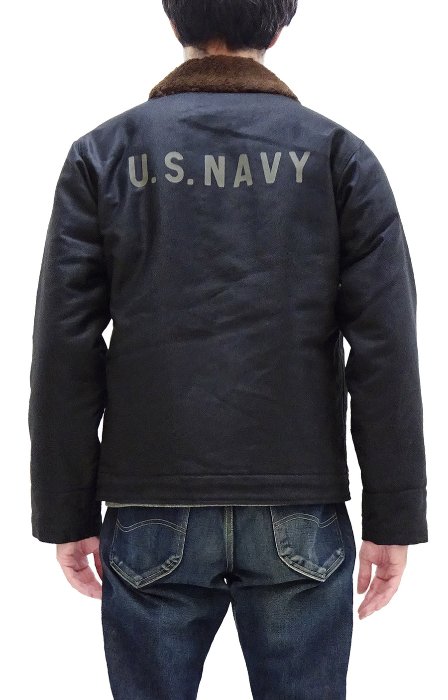 Buzz Rickson Jacket Men's Reproduction of US Navy N-1 Deck Jacket