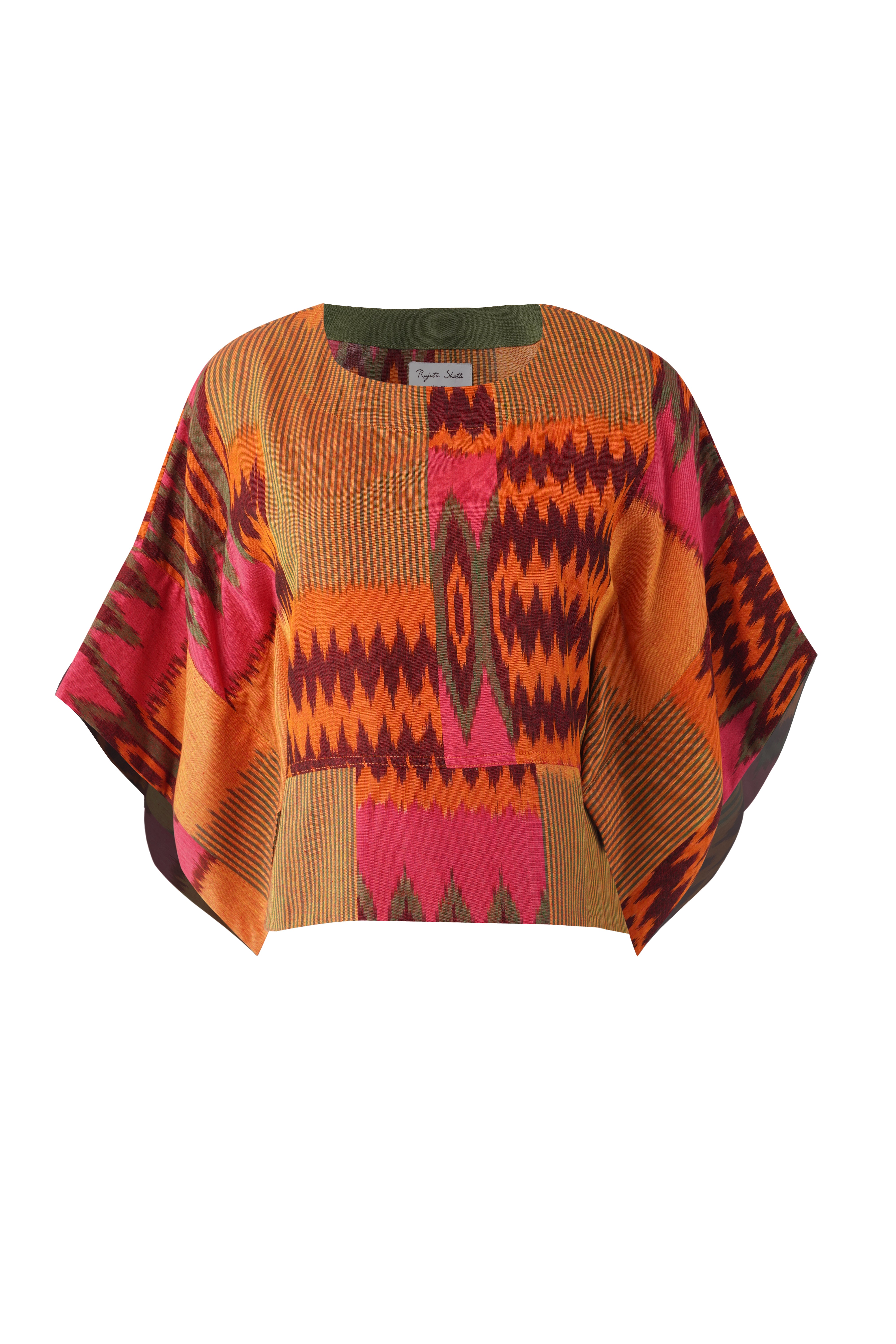 MIRA TOP | MYSTIC IKAT – Rujuta Sheth