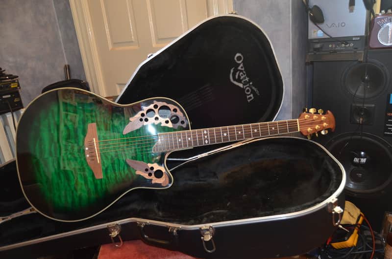 Ovation celebrity cs247 Green | Reverb