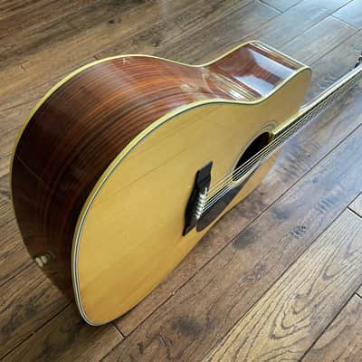 1980s Yamaha FG-350D Acoustic Dreadnought Guitar Natural Nippon