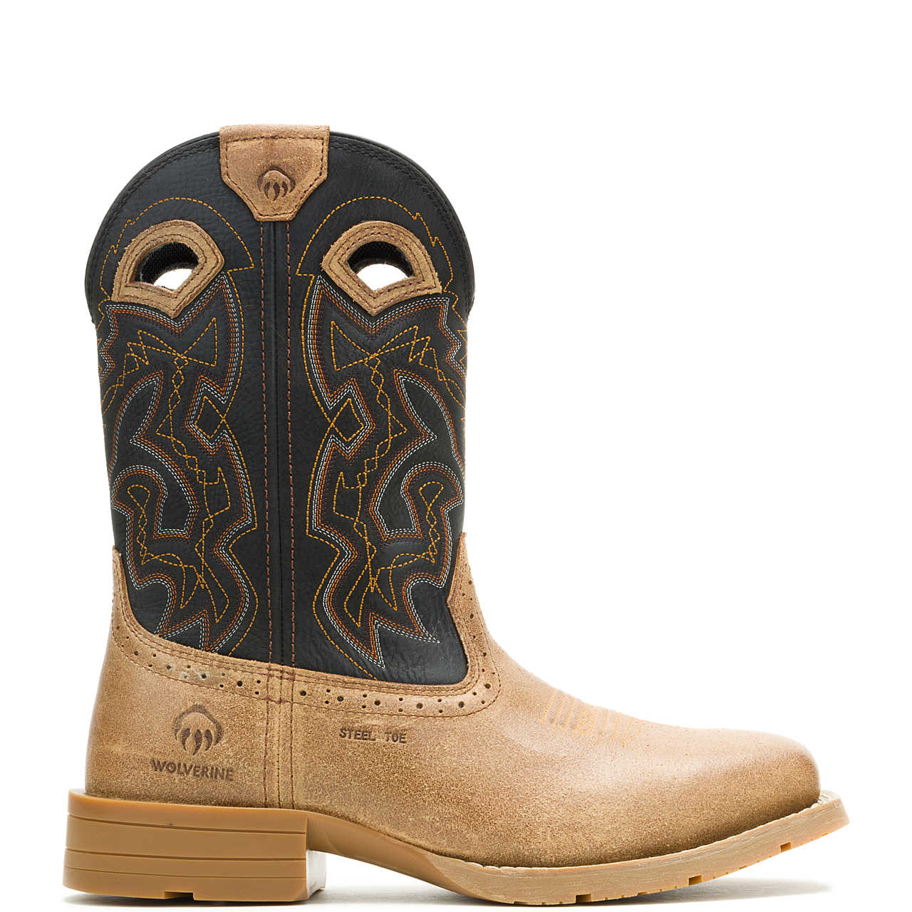 Men - Wheatland Pull-On Steel-Toe Work Wellington - Wellingtons