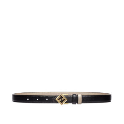 FFダイヤモンド ベルト レザー ベージュ | Fendi