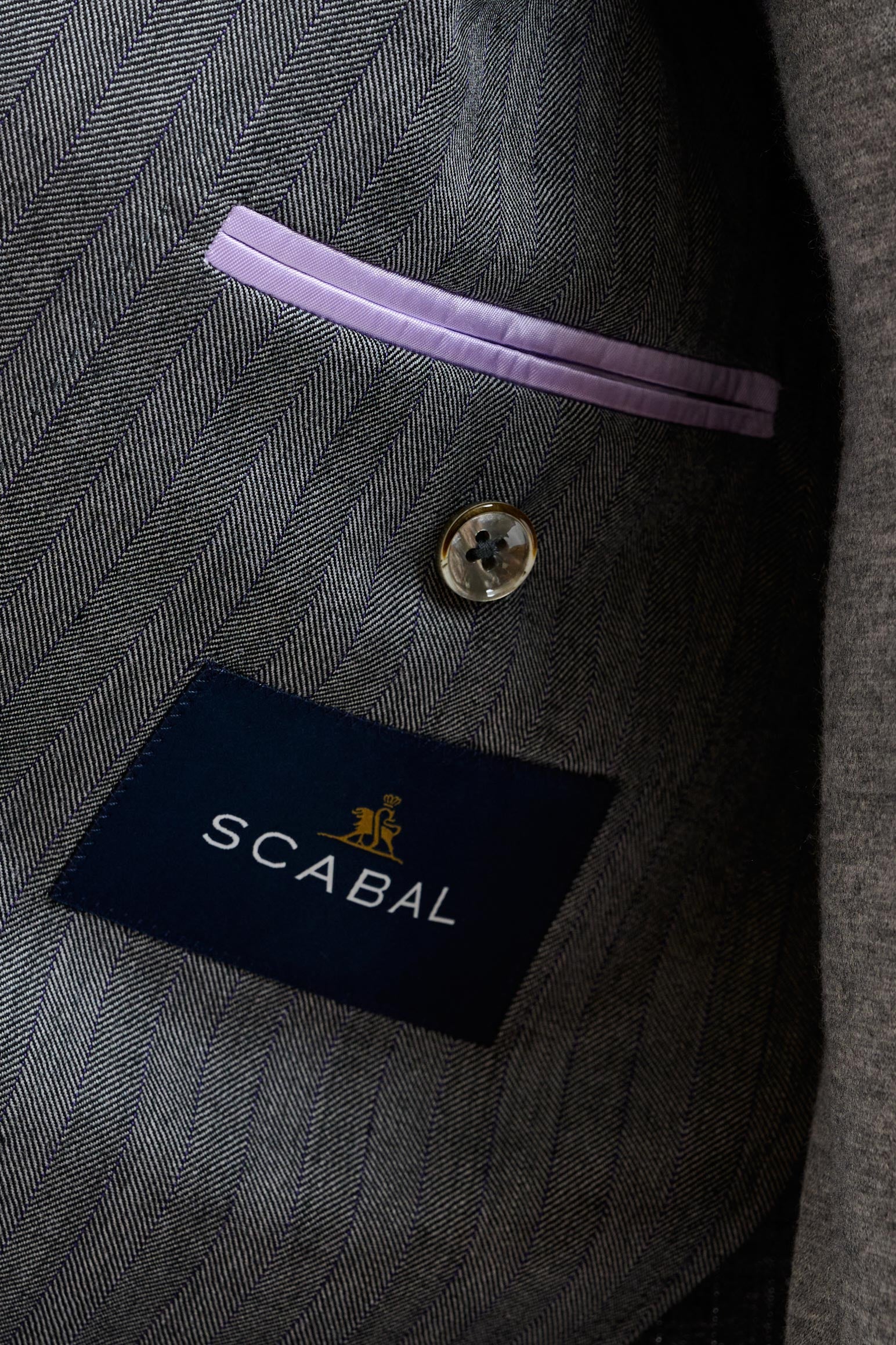Grey Super 110's Wool Soho Suit Galaxy – Scabal