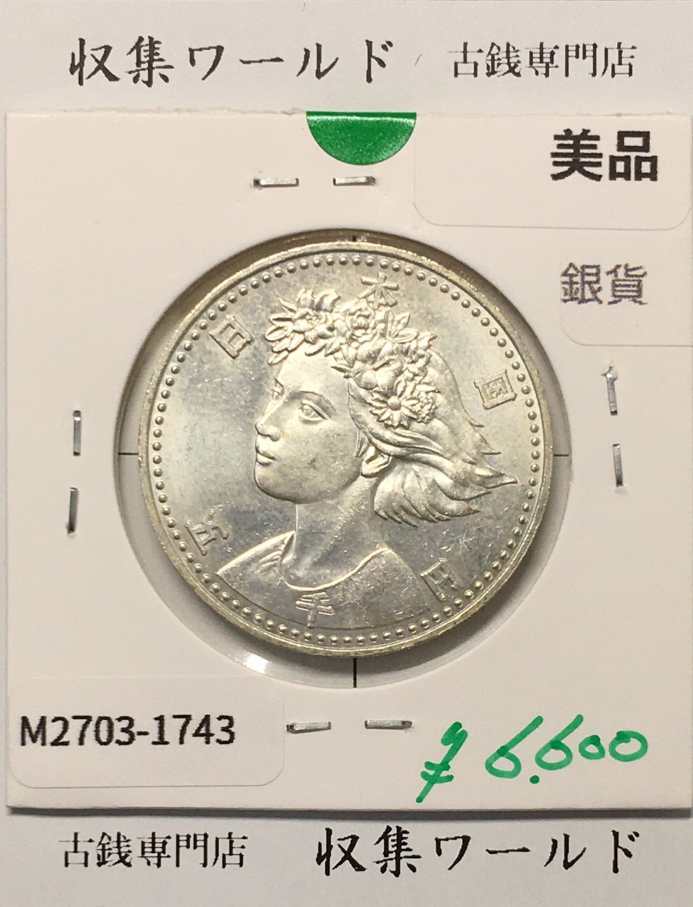 皇太子殿下御成婚記念 5000円プルーフ銀貨 H5年 カプセル入り完未品