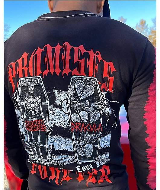 Broken Promises x Universal Vampire Forever Black Long Sleeve T