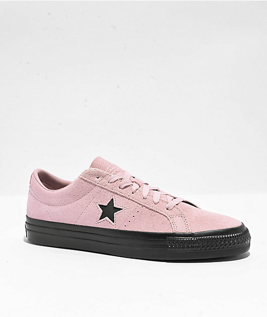 Converse One Star Pro Violet & Black Suede Skate Shoes | Zumiez