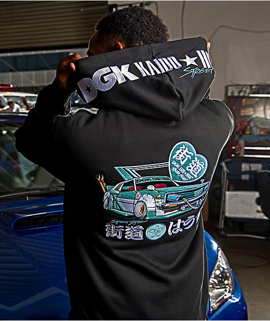 DGK x Kaido House Zokusha Black Hoodie | Zumiez