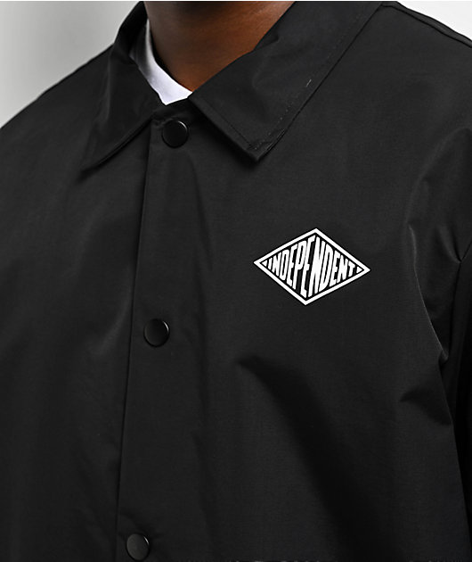 Independent Mono Summit Black Coaches Jacket | Zumiez