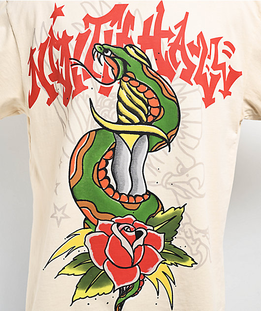 Ninth Hall Ambush Snake Dagger Natural T-Shirt | Zumiez