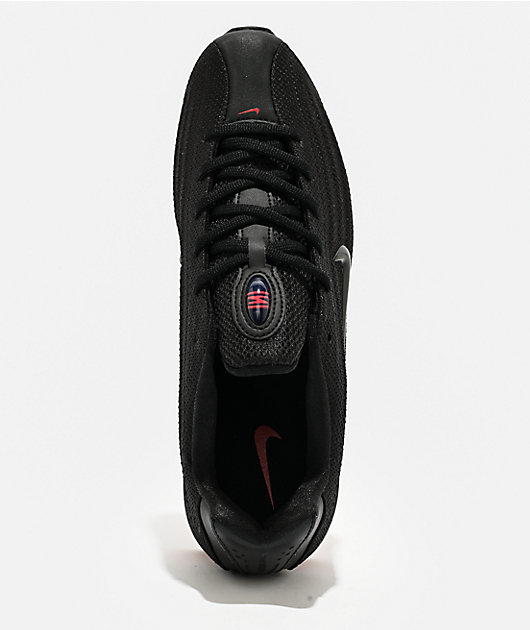 Nike Women's Shox Z Black & University Red Shoes | Zumiez