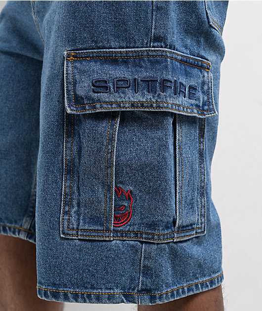 Spitfire Classic '87 Light Stone Wash Cargo Shorts | Zumiez