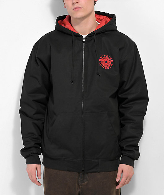 Spitfire Classic Swirl 87 Black Canvas Jacket | Zumiez