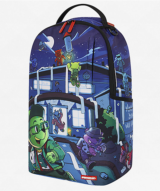 Sprayground Misfits Of Moneyville Blue Backpack | Zumiez