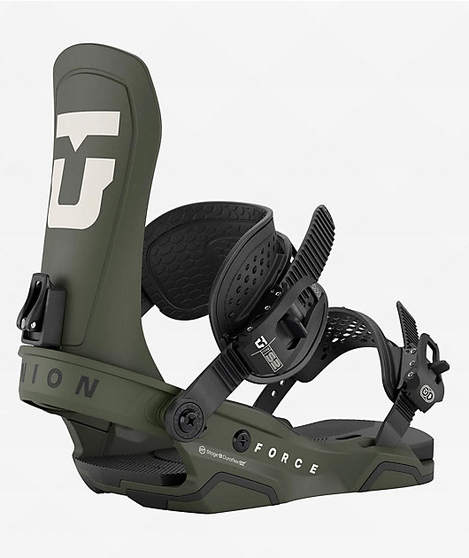 Union Force Army Green Snowboard Bindings 2026 | Zumiez