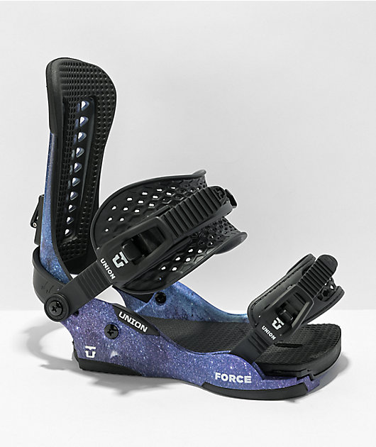 Union Force Cosmos Black & Blue Snowboard Bindings 2023 | Zumiez