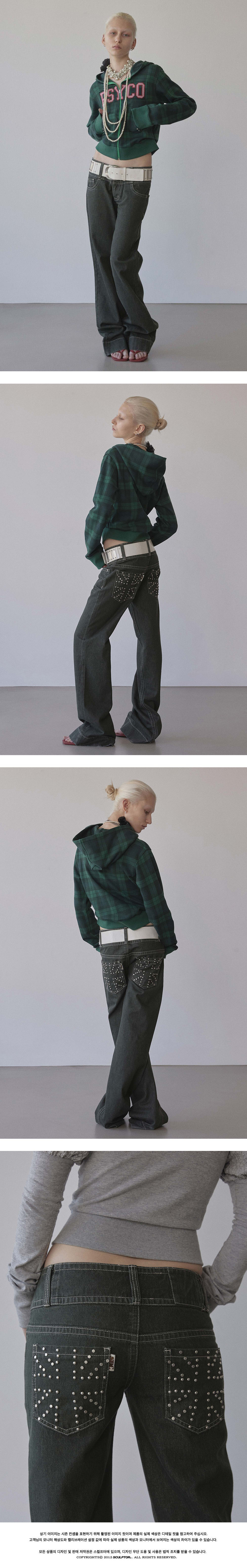 MUSINSA | SCULPTOR Union Jack Engineered Denim Indigo Gray