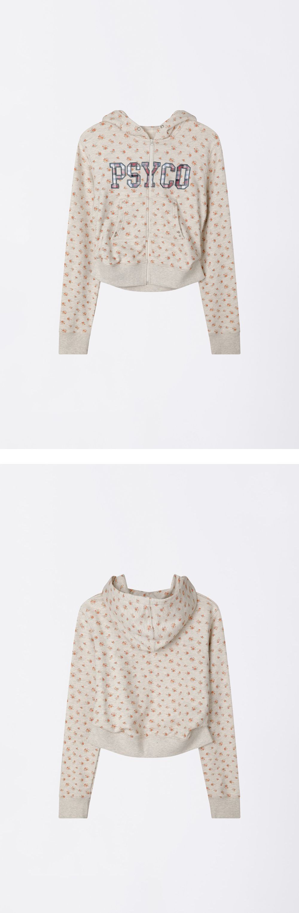 MUSINSA | SCULPTOR Cottage Zip-Up Hoodie Flower