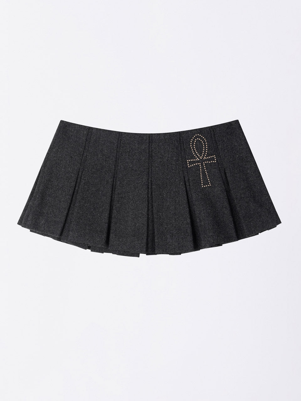 Wool Micro Wrap Skirt Gray – SCULPTOR JAPAN
