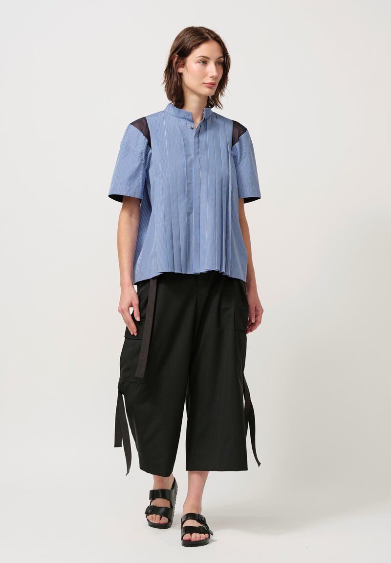 Sacai Poplin Shirt in Stripes | Santa Fe Dry Goods . Workshop