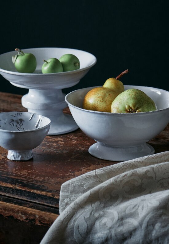 Astier de Villatte Sobre Salad Bowl in White | Santa Fe Dry Goods