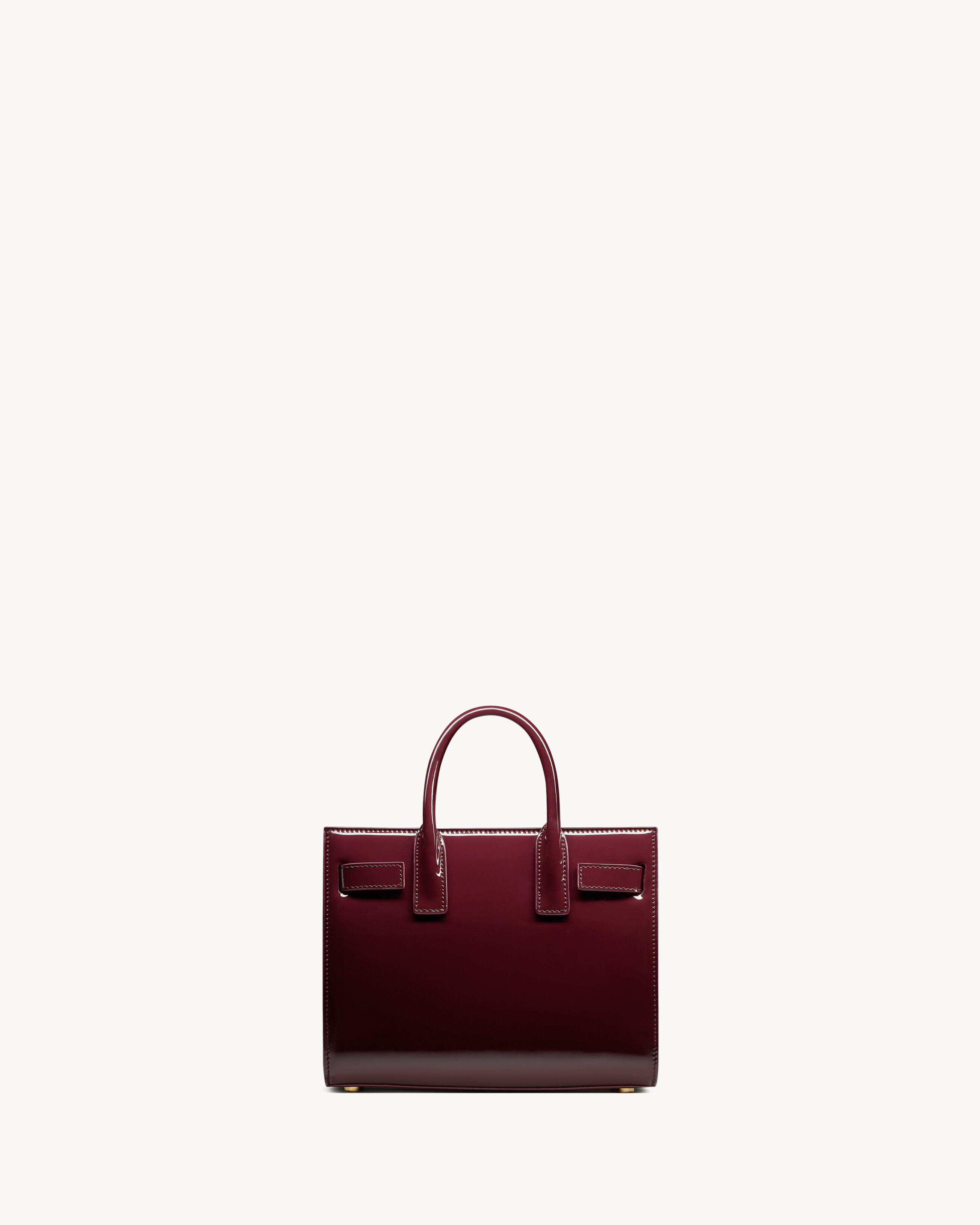 サック・ド・ジュール ナノ（パテントレザー） レッド | Saint Laurent