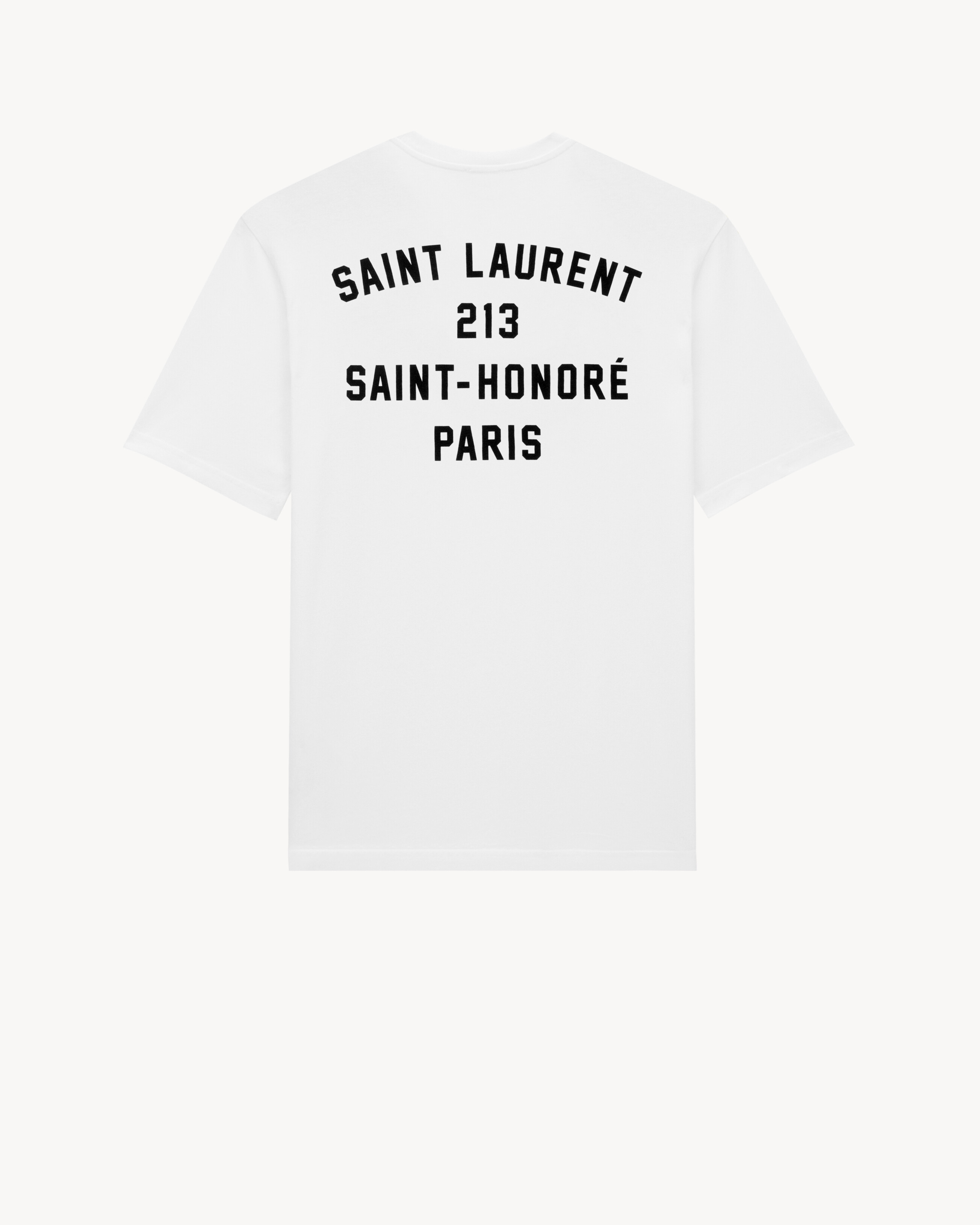SAINT LAURENT PARIS T-SHIRT in White | Saint Laurent | YSL EN-US