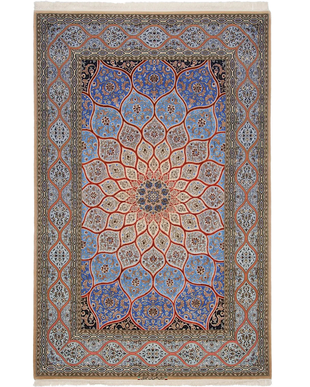 ペルシャ絨毯 タペストリーラグ 約36cm x 50cm｜SATHI RUGS