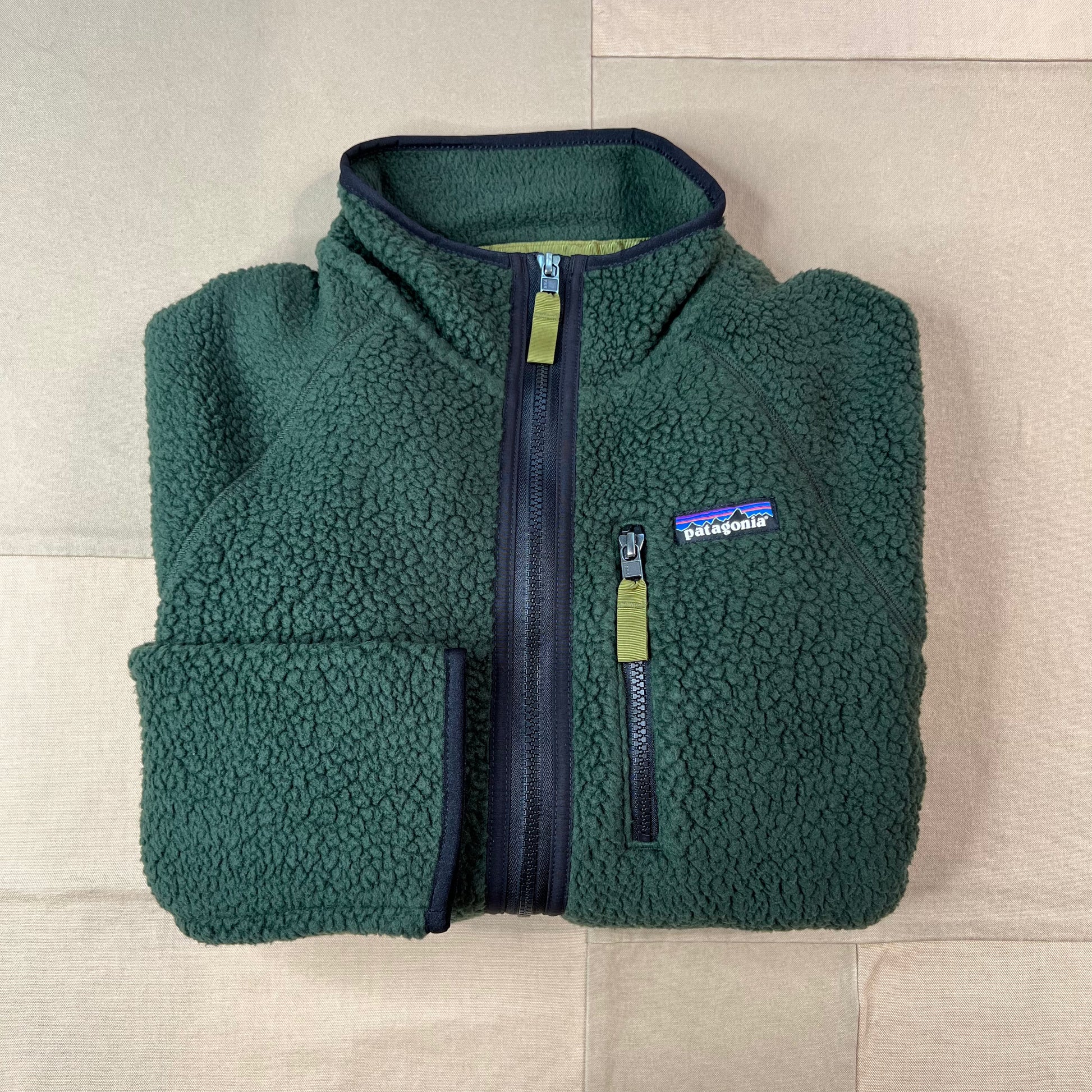 Men's Retro Pile Jacket, Old Growth Green – SAULT New England