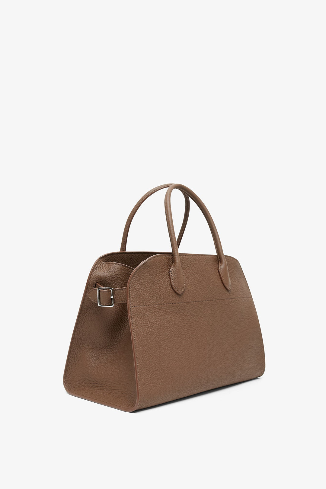 The Row | Soft Margaux 12 dark olive leather bag | Savannahs