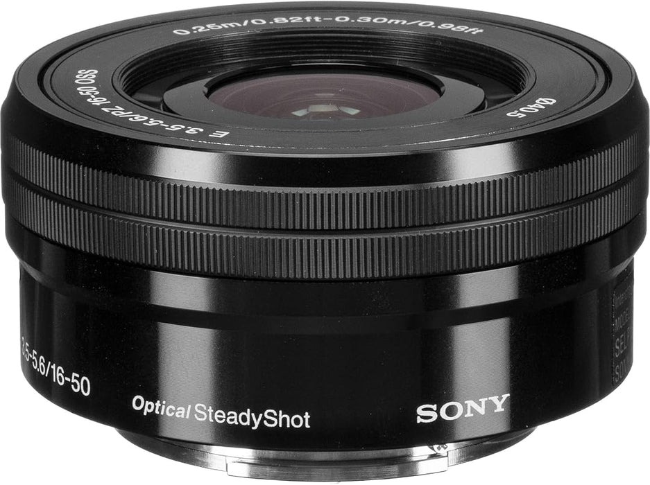 Sony E PZ 16-50mm F3.5-5.6 OSS (SELP1650, Black, No Packing