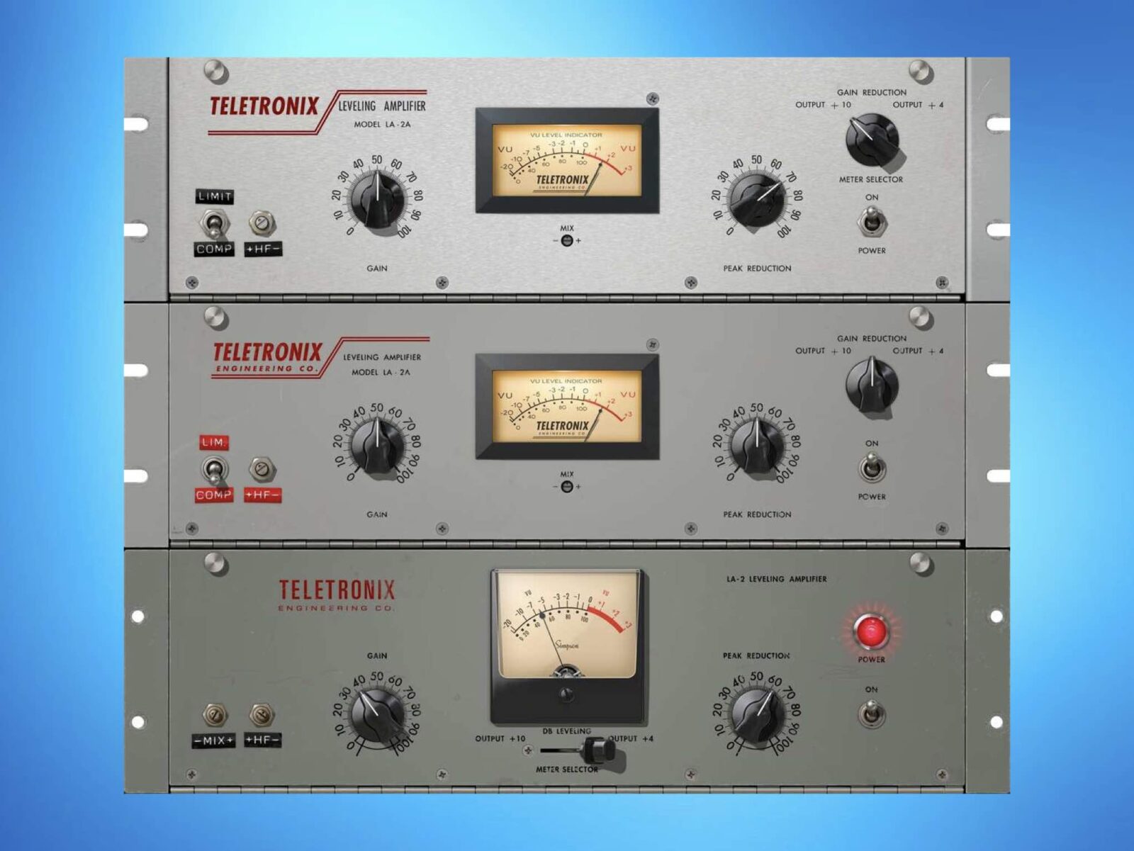 UAD『LA-2A Leveler Collection』それぞれが独特の音響特性を持つ
