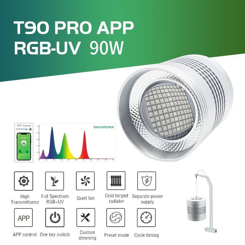 WEEK AQUA 90W T90 PRO APP - Intelligent LED Aquarium Light