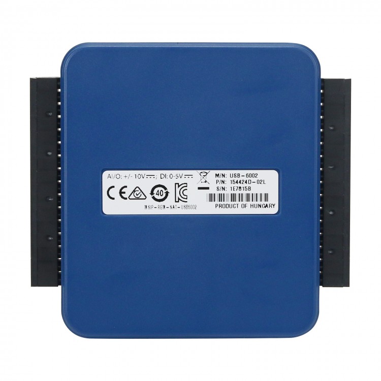 NI USB-6002 USB多機能データ収集カード 8AI 16ビット 2AO
