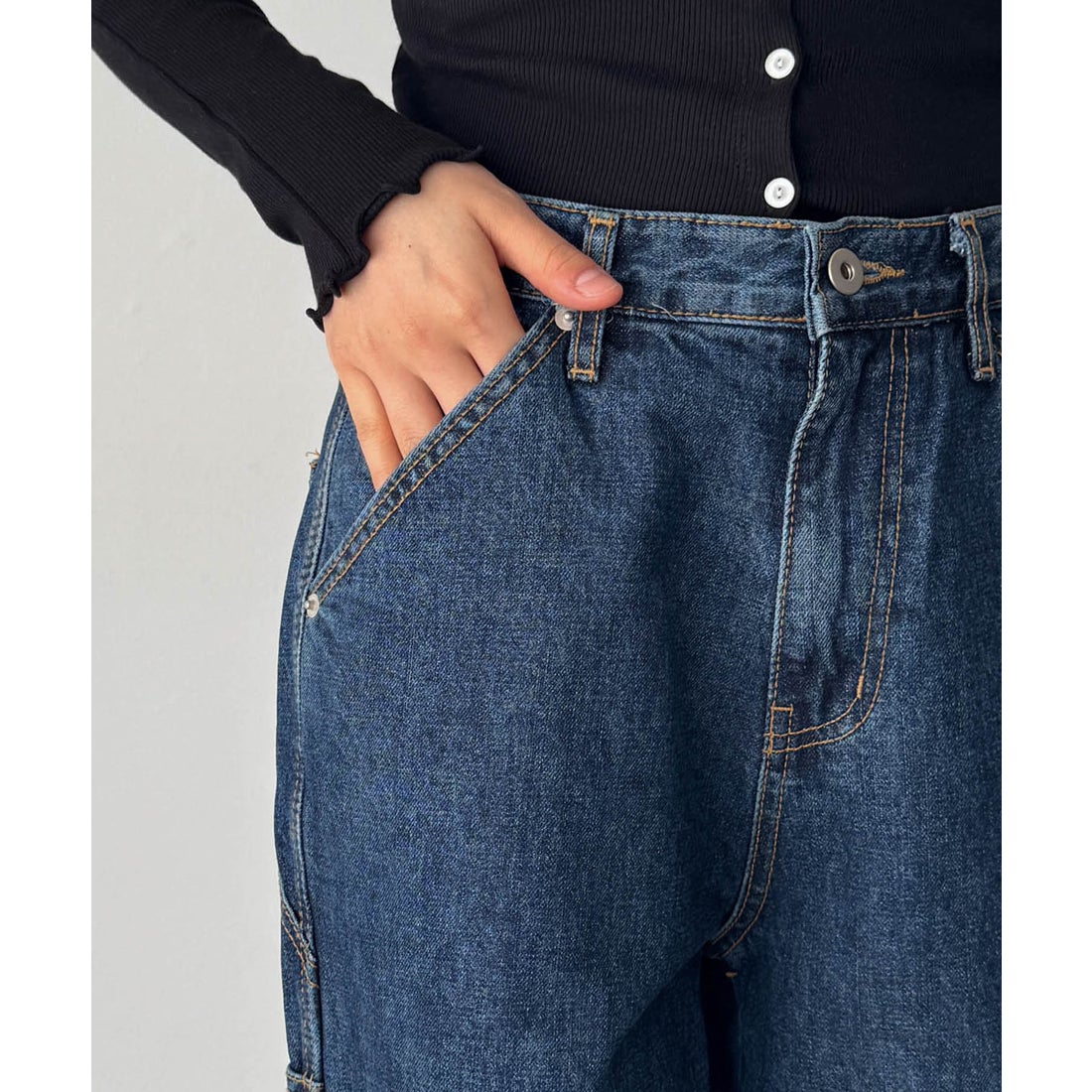 キャナルジーン CANAL JEAN El mar ペインターデニムパンツ