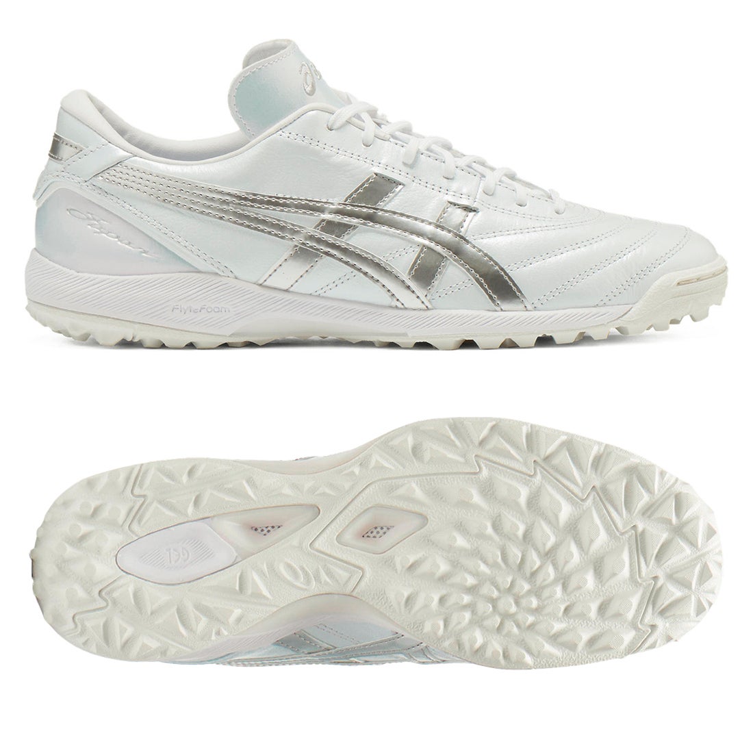 ASICS アシックス C3 FF TF(ホワイト×シルバー) 1113A032 112 サッカー