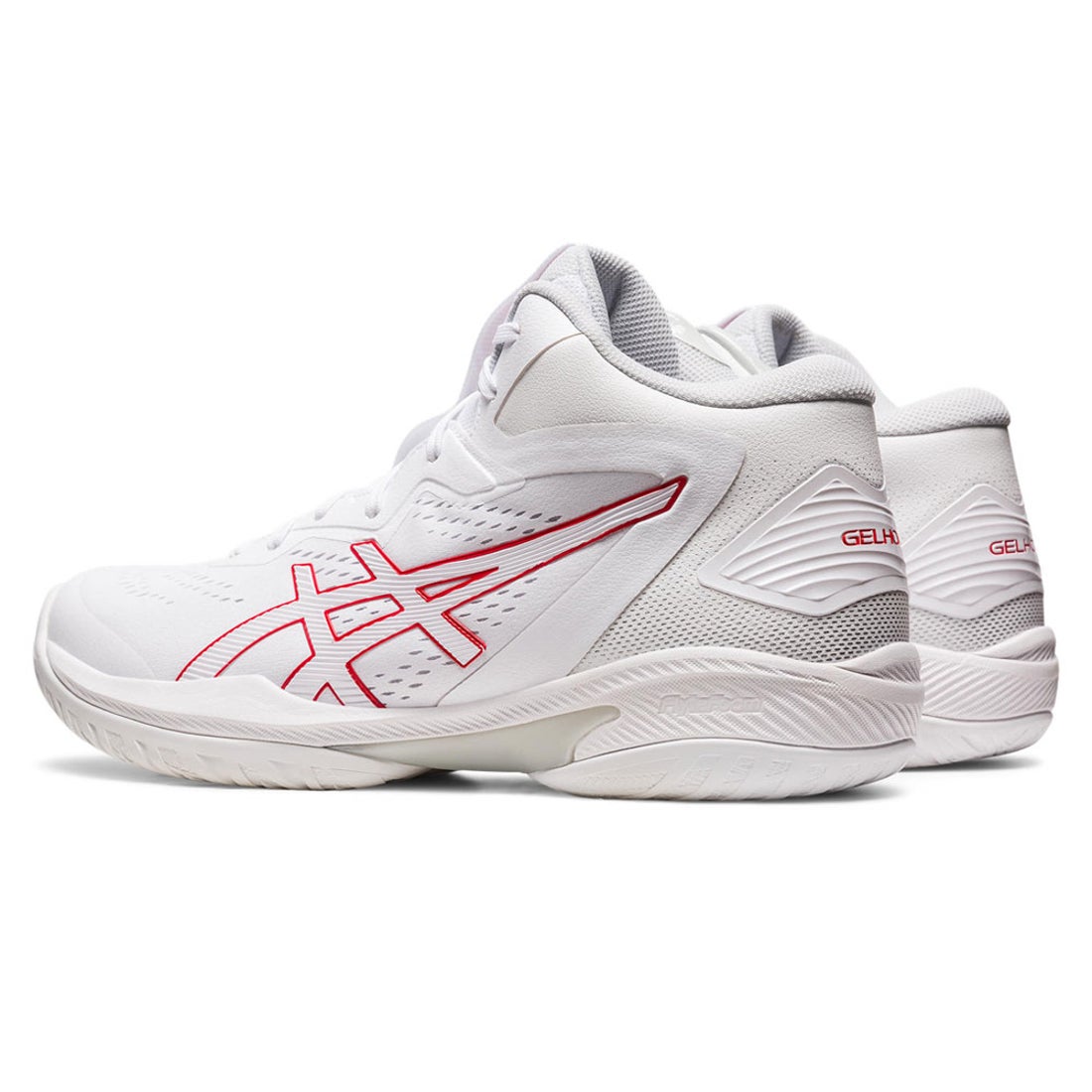 ASICS アシックス GELHOOP V15【STANDARD】(ホワイト×レッド) 1063A063