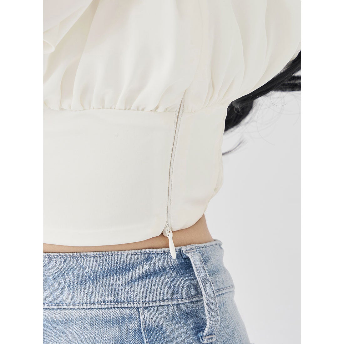 ダーリッチ Darich パールネックアメスリブラウス （ピンク