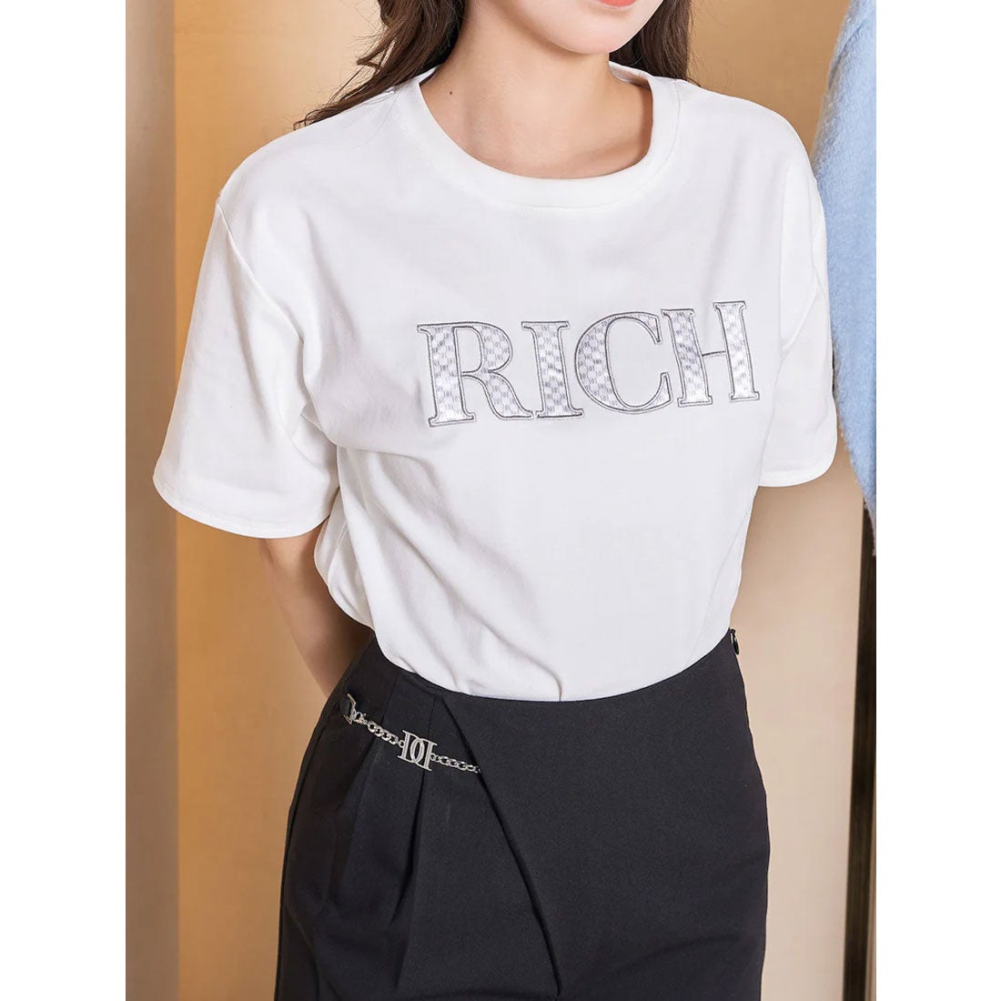 ダーリッチ Darich グラフィックロゴTシャツ （ホワイト