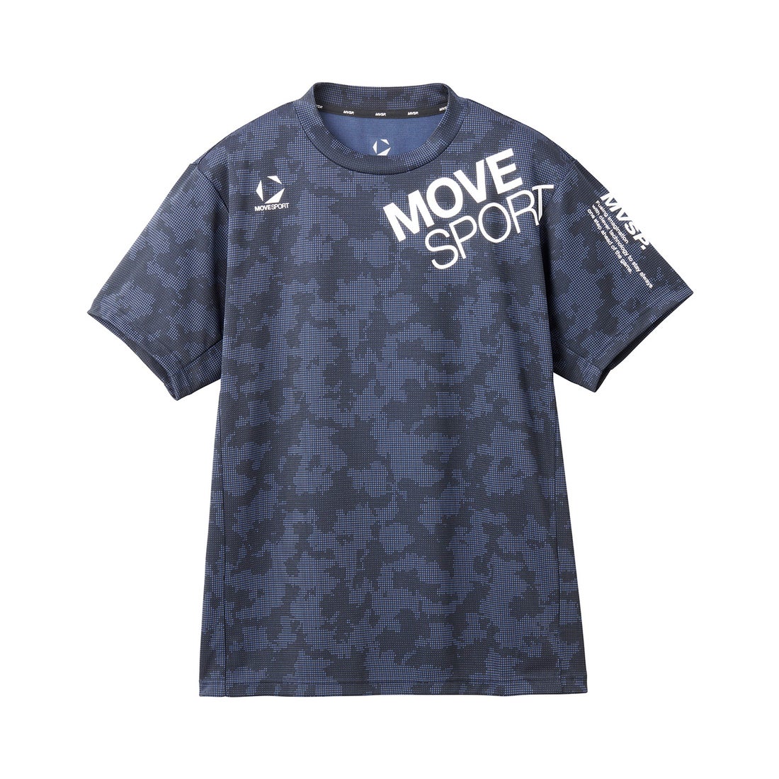 ムーブスポーツ MoveSport ジャガードグラフィック 半袖シャツ
