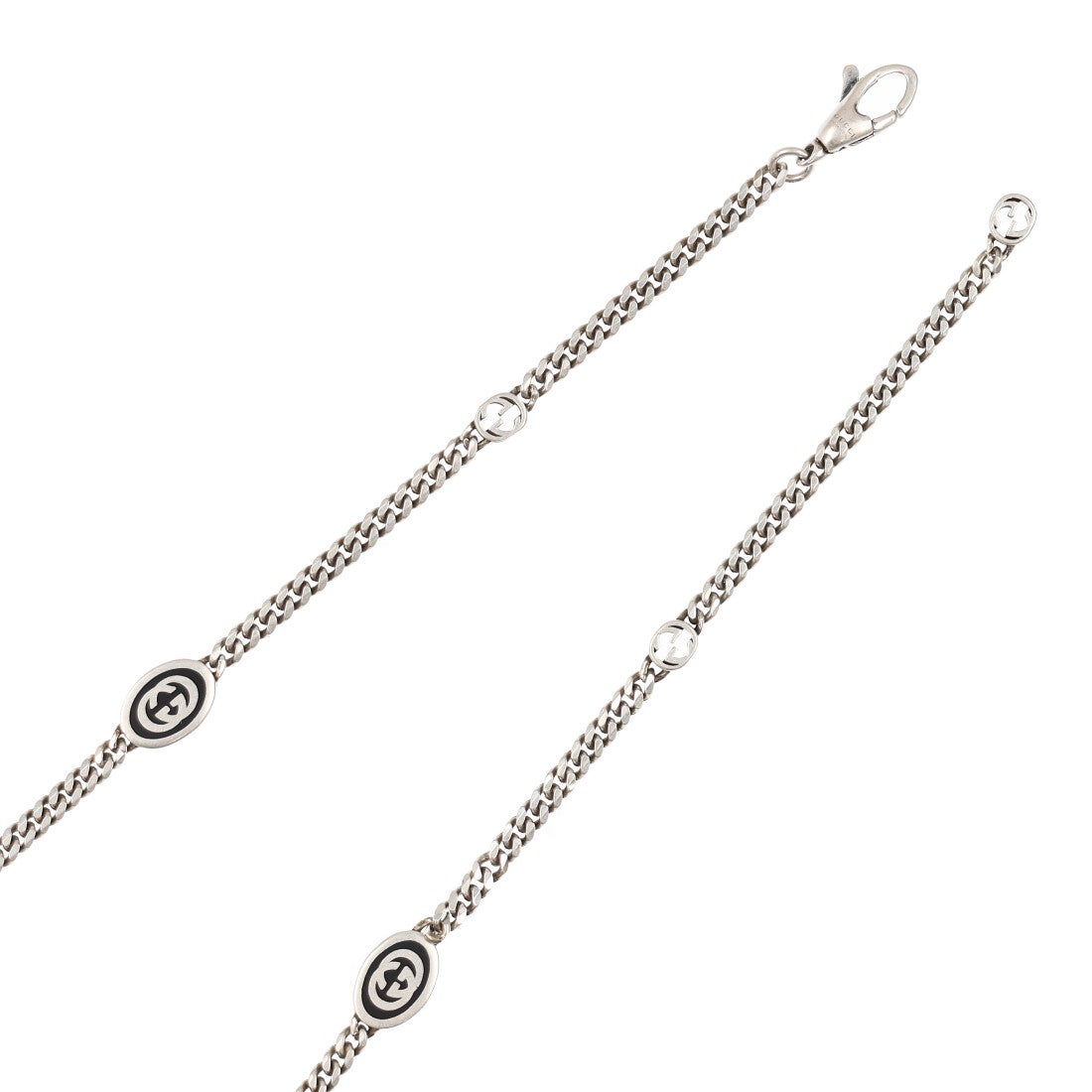 グッチ GUCCI 678658-J8410 ネックレス インターロッキングG メンズ