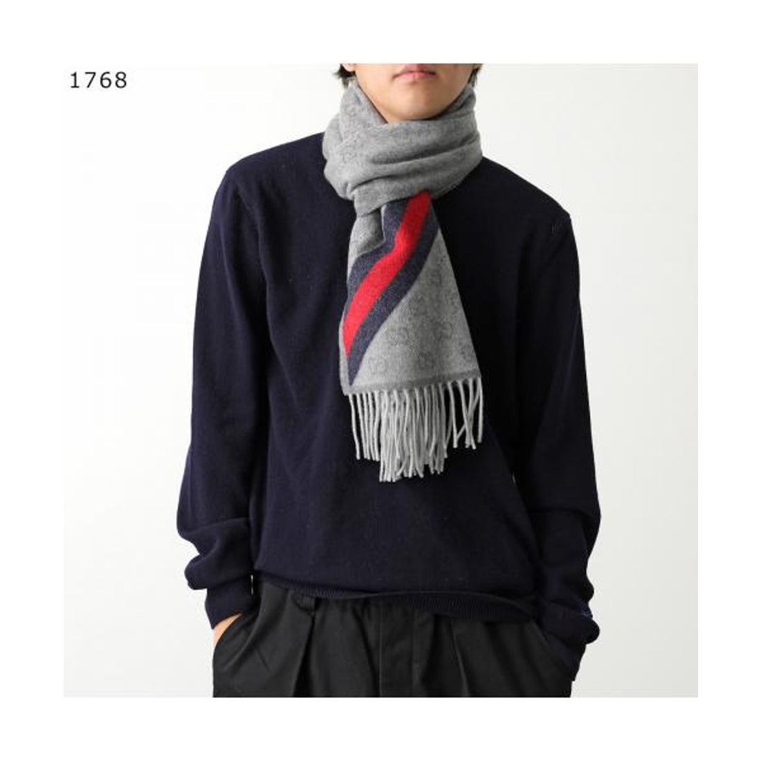 グッチ GUCCI GUCCI マフラー 570603 3G200 GGロゴ ウール （1466