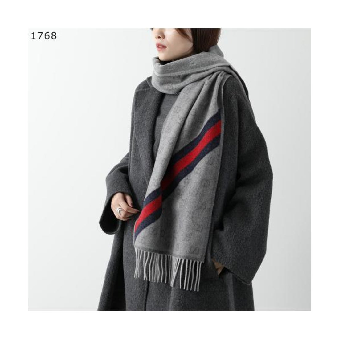 グッチ GUCCI GUCCI マフラー 570603 3G200 GGロゴ ウール （1768
